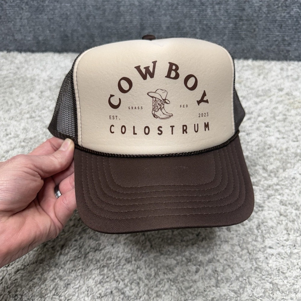 Cowboy Colostrum snapback hat‎ trucker hat cap OTTO adjustable - Picture 8 of 9